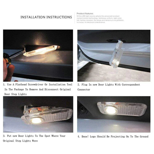 2x Audi door light (plug&play)