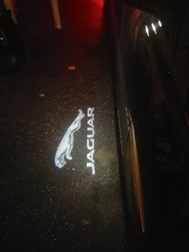jaguar logo door light projector laser led plug&play
