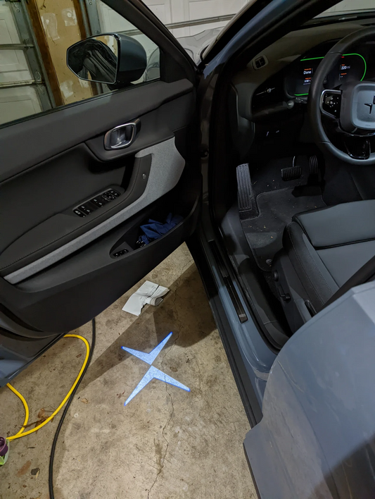 2x Polestar door light (plug&play)