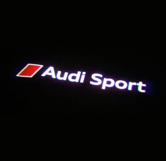 audi sport logo door light projector laser led plug&play 1 year warranty