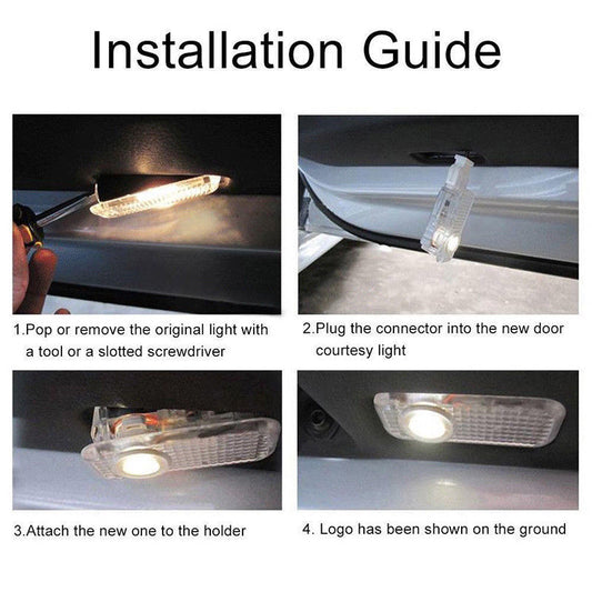 2x Audi door light (plug&play)
