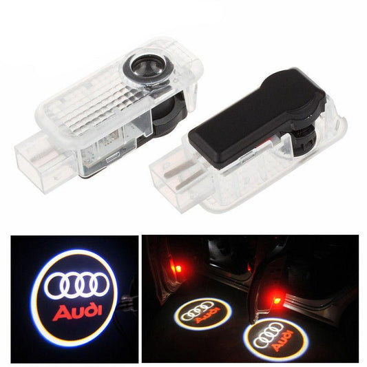 audi logo door light projector laser led plug&play 1 year warranty